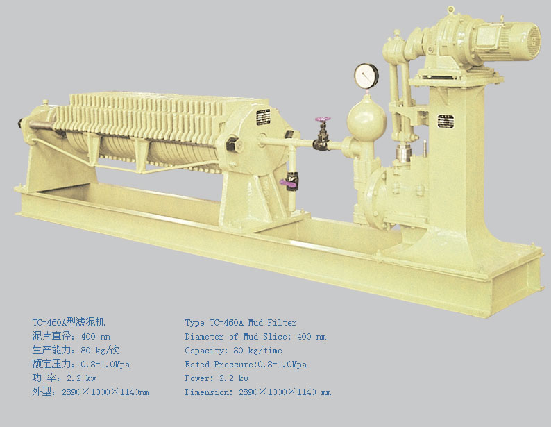 TC-460A型濾泥機(jī)